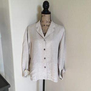 Laura Scott linen blazer size 14